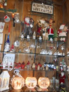 Speculator Department Store winter themed gift display