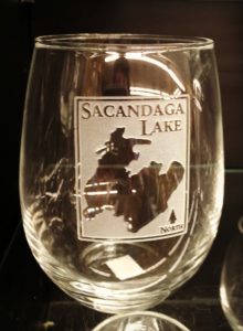 Sacandaga Lake etched glass