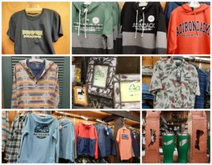 various clothing items sold at Speculator Department Store