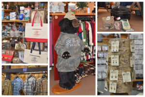 collage of various items for purchase at the speculator department store